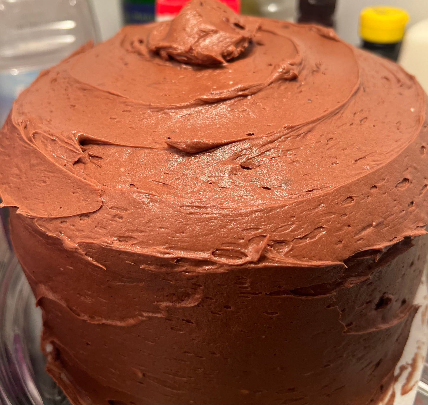 Black Cocoa Chocolate Butter Cream Cake