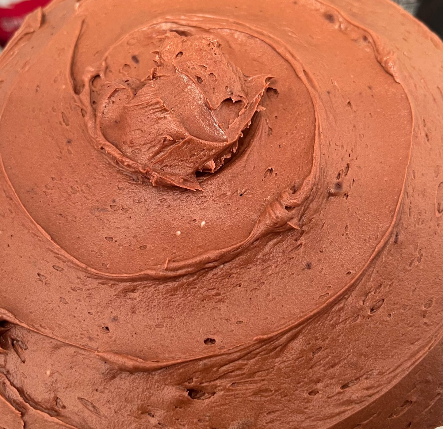 Black Cocoa Chocolate Butter Cream Cake