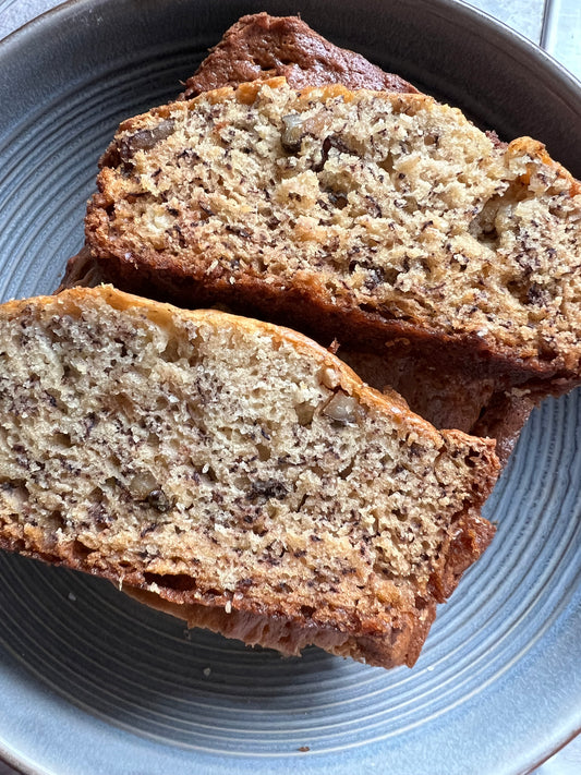 Banana Walnut Bread Loaf