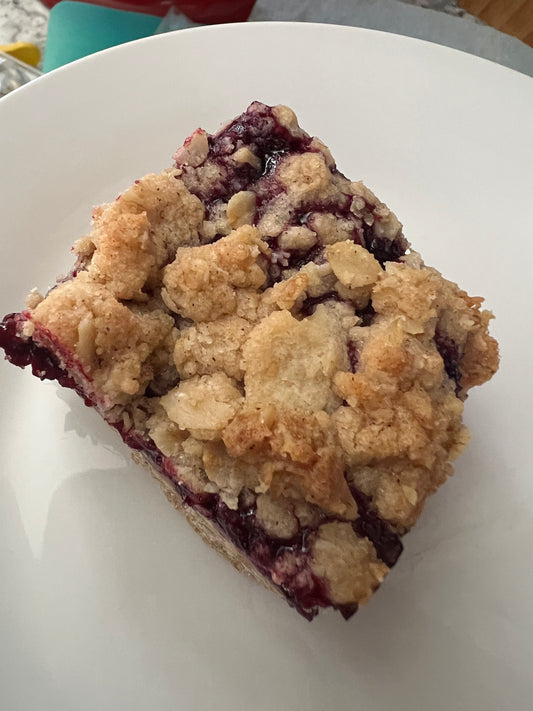 Blueberry Crumble Squares