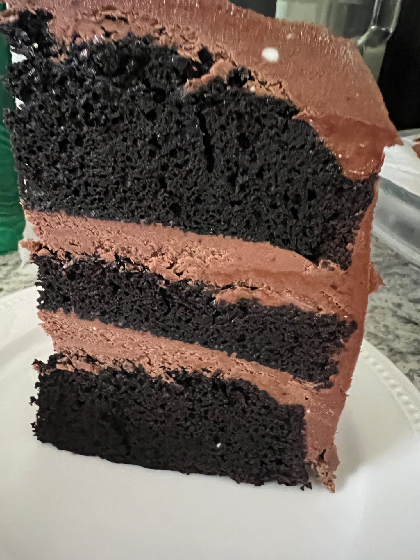 Black Cocoa Chocolate Butter Cream Cake